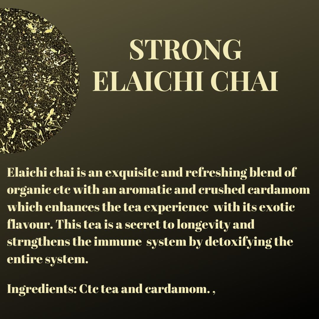 Strong elaichi chai