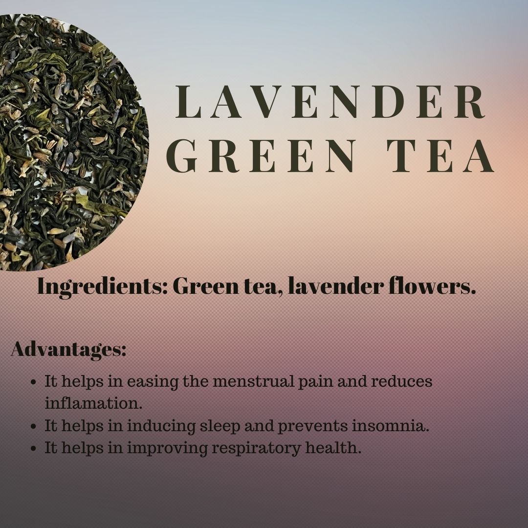 Lavender green tea