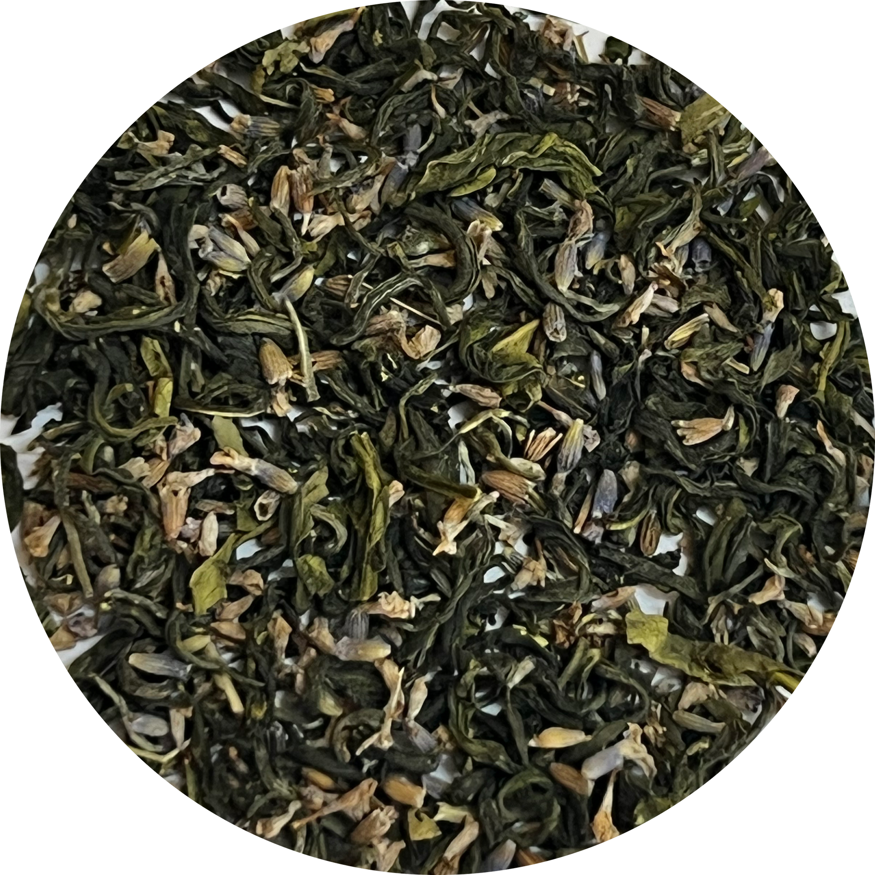 Lavender green tea