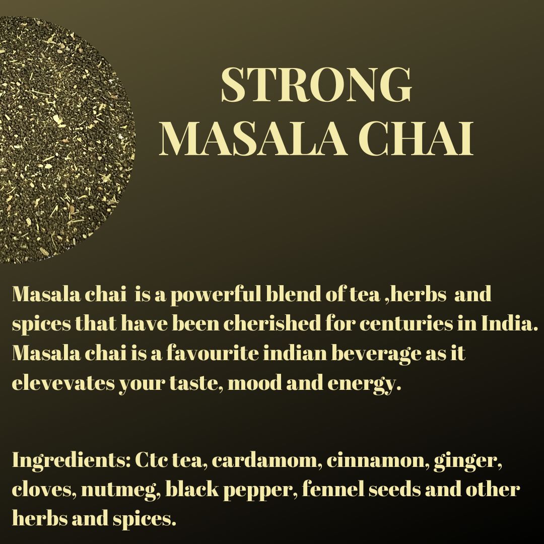 Strong masala chai