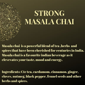 Strong masala chai