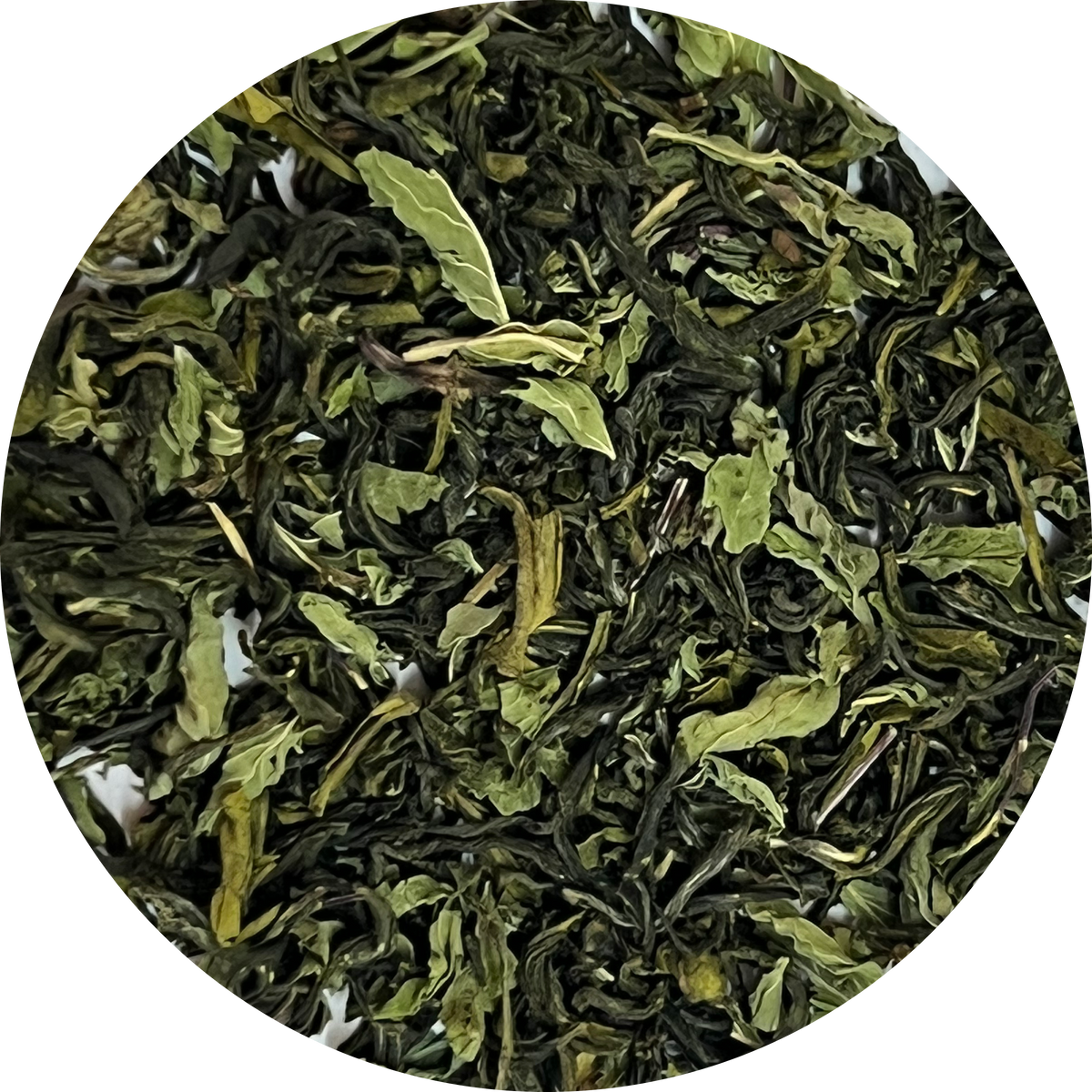 Mint green tea